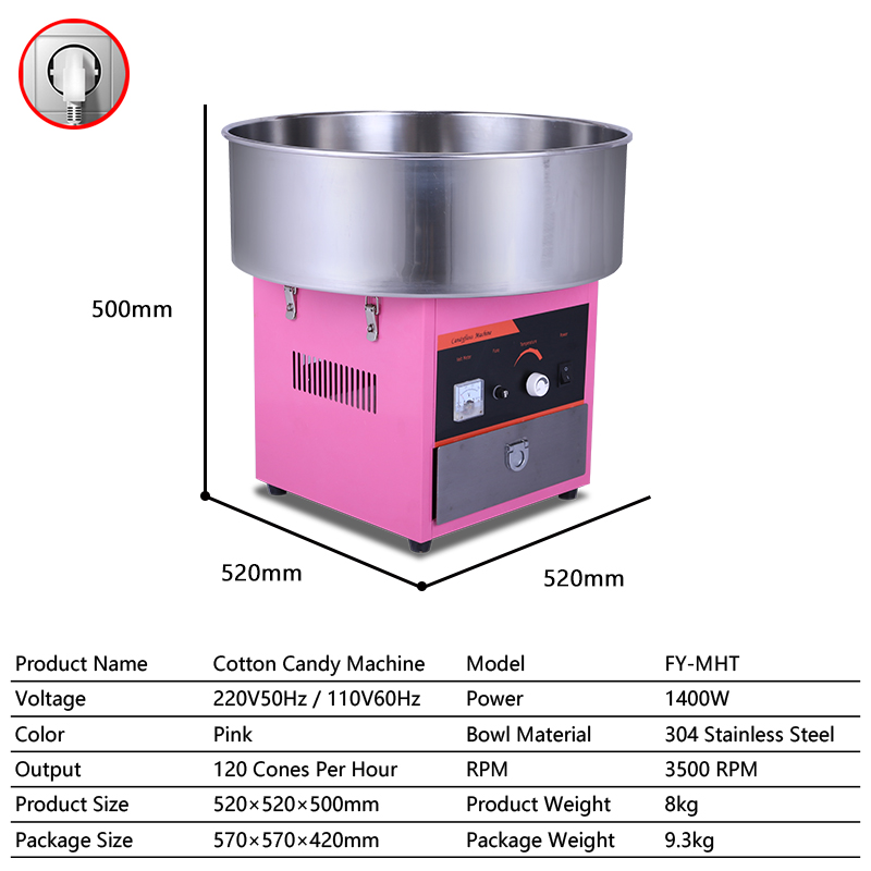Industrial High Capacity Mini  - Candy Floss Machine review and price
